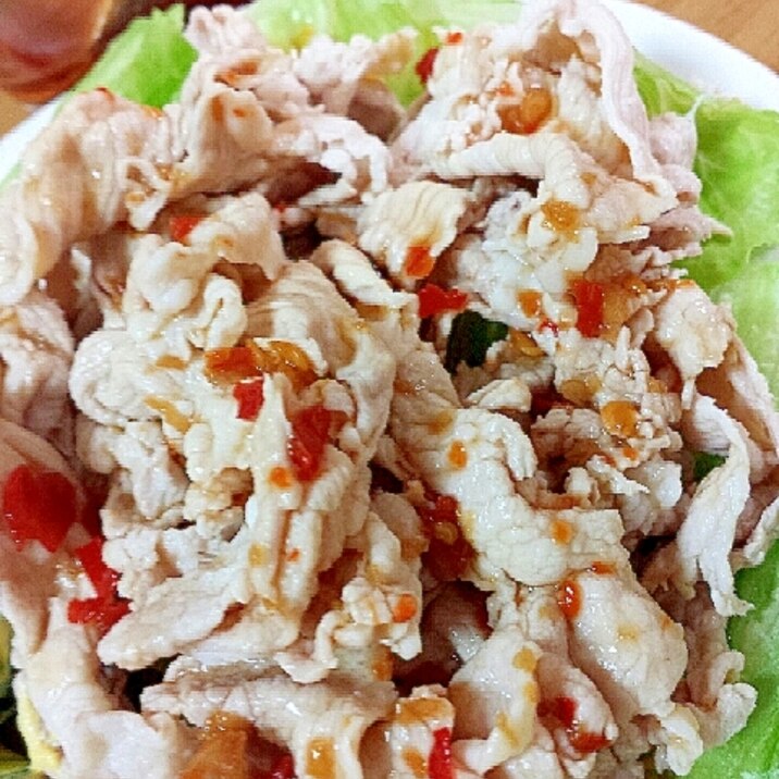 自家製 甘ずっぱタレで 豚冷しゃぶ レシピ 作り方 By Megmako 楽天レシピ